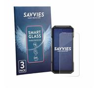 savvies 3 Pièces Protection Écran Verre pour Ulefone Armor 27T Pro Plus 9H Film Protecteur, sans Bulles, Anti-Rayures, Verre Trempé