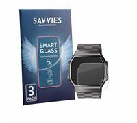 savvies 3 Pièces Verre Trempé pour Casio A168WEGG-1BEF