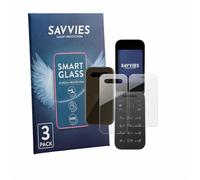 savvies 3 Pièces Verre Trempé pour HMD 2660 Flip 4G