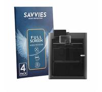 savvies 4 Pièces Full-Screen Ecran Protection pour Bambu Lab X2D Full Cover Film Protection 3D Curved [Couverture Complète, Transparente]