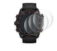 savvies 4 Pièces Full-Screen Ecran Protection pour Garmin Descent Mk3i (51 mm) Full Cover Film Protection 3D Curved [Couverture Complète]