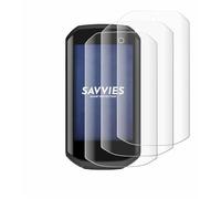 savvies 4 Pièces Full-Screen Ecran Protection pour Garmin Edge 1050 Full Cover Film Protection 3D Curved [Couverture Complète, Transparente]