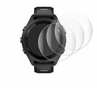 savvies 4 Pièces Full-Screen Ecran Protection pour Garmin Forerunner 265S (42 mm) Full Cover Film Protection 3D Curved [Couverture Complète]