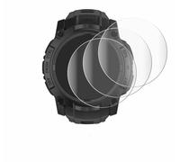 savvies 4 Pièces Full-Screen Ecran Protection pour Garmin Instinct 3 Tactical AMOLED Edition (50 mm) Full Cover Film Protection 3D Curved