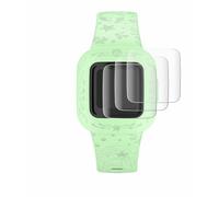 savvies 4 Pièces Full-Screen Ecran Protection pour Garmin Vivofit jr. 3 Full Cover Film Protection 3D Curved [Couverture Complète, Transparente]