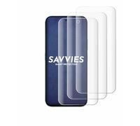 savvies 4 Pièces Full-Screen Ecran Protection pour Honor X6c Full Cover Film Protection 3D Curved [Couverture Complète, Transparente, Anti-Scratch]