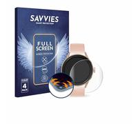 savvies 4 Pièces Full-Screen Ecran Protection pour Ice-Watch ICE smart 2.0 1.2" (rond) Full Cover Film Protection 3D Curved