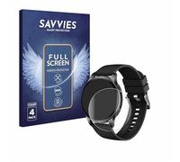 savvies 4 Pièces Full-Screen Ecran Protection pour Maoo Ventura AMOLED Smartwatch 1.32" Full Cover Film Protection 3D Curved