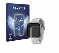 savvies 4 Pièces Full-Screen Ecran Protection pour Morellato M-01 Full Cover Film Protection 3D Curved [Couverture Complète, Transparente]