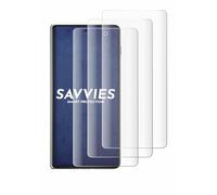 savvies 4 Pièces Full-Screen Ecran Protection pour Motorola Razr Fold Full Cover Film Protection 3D Curved [Couverture Complète, Transparente]