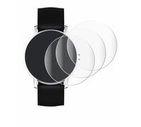 savvies 4 Pièces Full-Screen Ecran Protection pour Nokia Activité Steel HR (36 mm) Full Cover Film Protection 3D Curved [Couverture Complète]