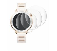 savvies 4 Pièces Full-Screen Ecran Protection pour Oppo Watch X3 Mini Full Cover Film Protection 3D Curved [Couverture Complète, Transparente]
