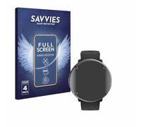 savvies 4 Pièces Full-Screen Ecran Protection pour Polar Ignite 3 Titanium Full Cover Film Protection 3D Curved [Couverture Complète, Transparente]