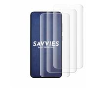 savvies (4 Pièces Full-Screen Ecran Protection pour Samsung Galaxy S24 Plus / S25 Plus Full Cover Film Protection 3D Curved [Couverture Complète]