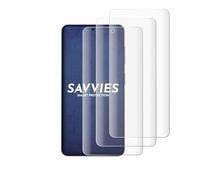 savvies 4 Pièces Full-Screen Ecran Protection pour Samsung Galaxy S26 Full Cover Film Protection 3D Curved [Couverture Complète, Transparente]