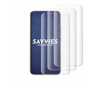 savvies 4 Pièces Full-Screen Ecran Protection pour Xiaomi Redmi Note 15 Pro Plus 5G Full Cover Film Protection 3D Curved [Couverture Complète]