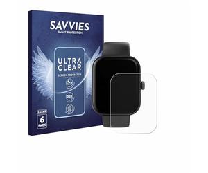 savvies 6 Pièces Film Protection pour Hama Smartwatch 5000