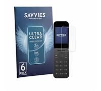 savvies 6 Pièces Film Protection pour HMD 2660 Flip 4G