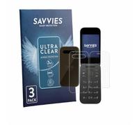 savvies 6 Pièces Film Protection pour HMD 2660 Flip 4G
