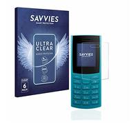 savvies 6 Pièces Film Protection pour Nokia 105 4G (2023)