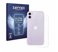 savvies Film Protection pour Apple iPhone 11 | (Arrière) 6 Pièces Clair Protection d'écran Made in Germany Transparent Anti-Rayures Screen Protector