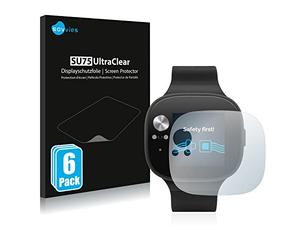 savvies Film Protection pour ASUS Vivowatch BP | 6 Pièces Clair Protection d'écran Made in Germany Transparent Anti-Rayures Screen Protector