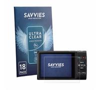 savvies Film Protection pour Canon IXUS 285 HS A | 18 Pièces Clair Protection d'écran Made in Germany Transparent Anti-Rayures Screen Protector