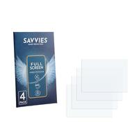 Savvies Film Protection pour Canon PowerShot SX730 HS | 4 Pièces Clair Protection d'écran Made in Germany Full-Screen 3D Incurvé Couverture Complète