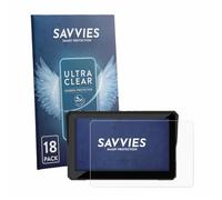 savvies Film Protection pour Carpuride W502T Pro 5" | 18 Pièces Clair Protection d'écran Made in Germany Transparent Anti-Rayures Screen Protector