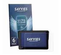 savvies Film Protection pour Carpuride W502T Pro 5" | 6 Pièces Clair Protection d'écran Made in Germany Transparent Anti-Rayures Screen Protector