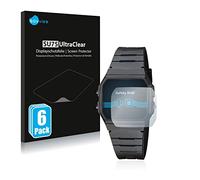 savvies Film Protection pour Casio Collection Unisex F-91W | 6 Pièces Clair Protection d'écran Made in Germany Transparent Anti-Rayures Screen Protector