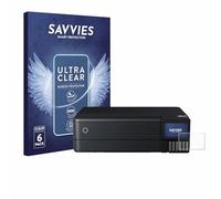 savvies Film Protection pour Epson EcoTank ET-8550 | 6 Pièces Clair Protection d'écran Made in Germany Transparent Anti-Rayures Screen Protector