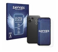 savvies Film Protection pour Fairphone 5 | (Avant+Caméra) 6 Pièces Clair Protection d'écran Made in Germany Transparent Anti-Rayures Screen Protector