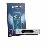 Savvies Film Protection pour FiiO BR15 R2R | 18 Pièces Clair Protection d'écran Made in Germany Transparent Anti-Rayures Screen Protector