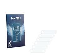 Savvies Film Protection pour FiiO BR15 R2R | 6 Pièces Clair Protection d'écran Made in Germany Transparent Anti-Rayures Screen Protector