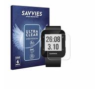 savvies Film Protection pour Garmin Forerunner 30 | 6 Pièces Clair Protection d'écran Made in Germany Transparent Anti-Rayures Screen Protector