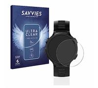savvies Film Protection pour Garmin Forerunner 735XT | 6 Pièces Clair Protection d'écran Made in Germany Transparent Anti-Rayures Screen Protector