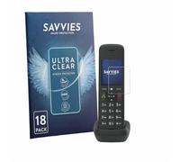 savvies Film Protection pour Gigaset C575A | 18 Pièces Clair Protection d'écran Made in Germany Transparent Anti-Rayures Screen Protector