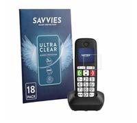 savvies Film Protection pour Gigaset DL780 Plus | 18 Pièces Clair Protection d'écran Made in Germany Transparent Anti-Rayures Screen Protector