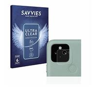 savvies Film Protection pour Google Pixel 5 | (Caméra UNIQUEMENT) 6 Pièces Clair Protection d'écran Made in Germany Transparent Anti-Rayures Screen Protector