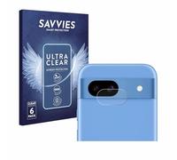 savvies Film Protection pour Google Pixel 8a | (Caméra UNIQUEMENT) 6 Pièces Clair Protection d'écran Made in Germany Transparent Anti-Rayures Screen Protector