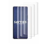 savvies Film Protection pour Honor Magic 5 Lite | 4 Pièces Clair Protection d'écran Made in Germany Full-Screen 3D Incurvé Couverture Complète