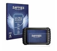 savvies Film Protection pour iCarsoft CR Max | 6 Pièces Clair Protection d'écran Made in Germany Transparent Anti-Rayures Screen Protector