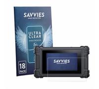 savvies Film Protection pour iCarsoft VAWS V 4.0 | 18 Pièces Clair Protection d'écran Made in Germany Transparent Anti-Rayures Screen Protector