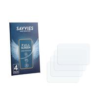 savvies Film Protection pour INIU P55L | 4 Pièces Clair Protection d'écran Made in Germany Full-Screen 3D Incurvé Couverture Complète