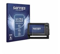 savvies Film Protection pour Lowrance Eagle 7 | 6 Pièces Clair Protection d'écran Made in Germany Transparent Anti-Rayures Screen Protector