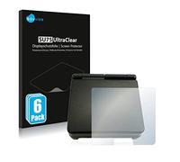 savvies Film Protection pour Nintendo Gameboy Advance SP | (boîtier) 6 Pièces Clair Protection d'écran Made in Germany Transparent Anti-Rayures Screen Protector