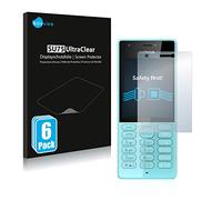savvies Film Protection pour Nokia 216 | 6 Pièces Clair Protection d'écran Made in Germany Transparent Anti-Rayures Screen Protector