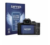 savvies Film Protection pour Panasonic Lumix DC-G100D | 6 Pièces Clair Protection d'écran Made in Germany Transparent Anti-Rayures Screen Protector