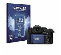 savvies Film Protection pour Panasonic Lumix DC-G97 | 6 Pièces Clair Protection d'écran Made in Germany Transparent Anti-Rayures Screen Protector
